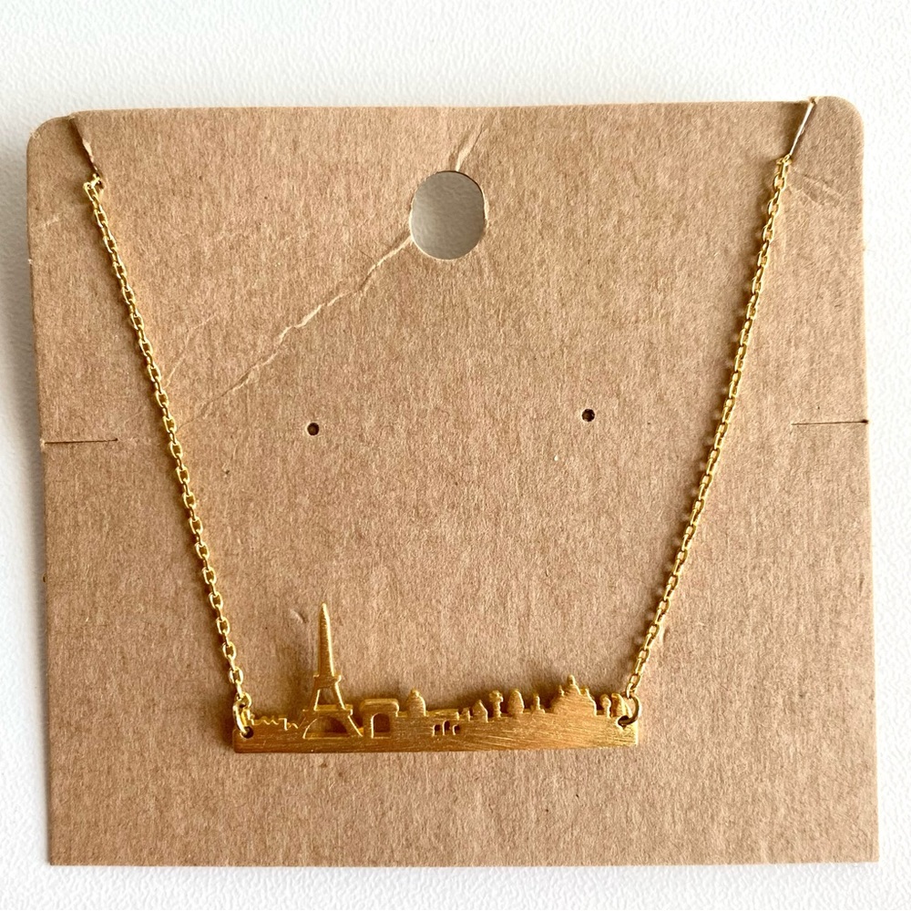 Paris Skyline Necklace